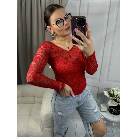 Bluzka Vero Moda czerwona